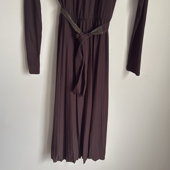 NEW Marella Zufolo Pleated Midi Dress large - Picture 7 of 16